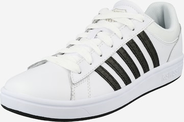 Baskets basses 'Court Winston' K-SWISS en blanc : devant