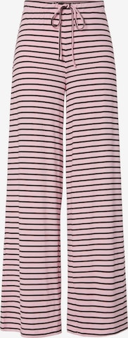 PIECES Trousers in Pink: front