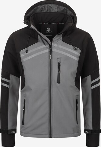 Rock Creek Performance Jacket in Grey: front