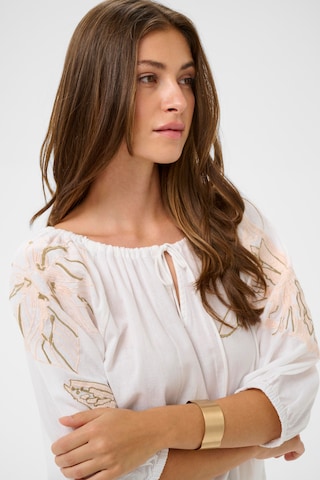 Cream Blouse 'CRBrianna' in Wit