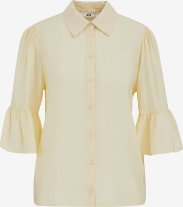 WE FashionBluza - žuta boja: prednji dio