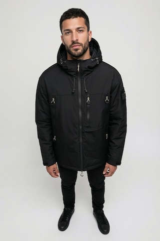 alife & kickin Winterjacke 'MosesAK A' in Schwarz