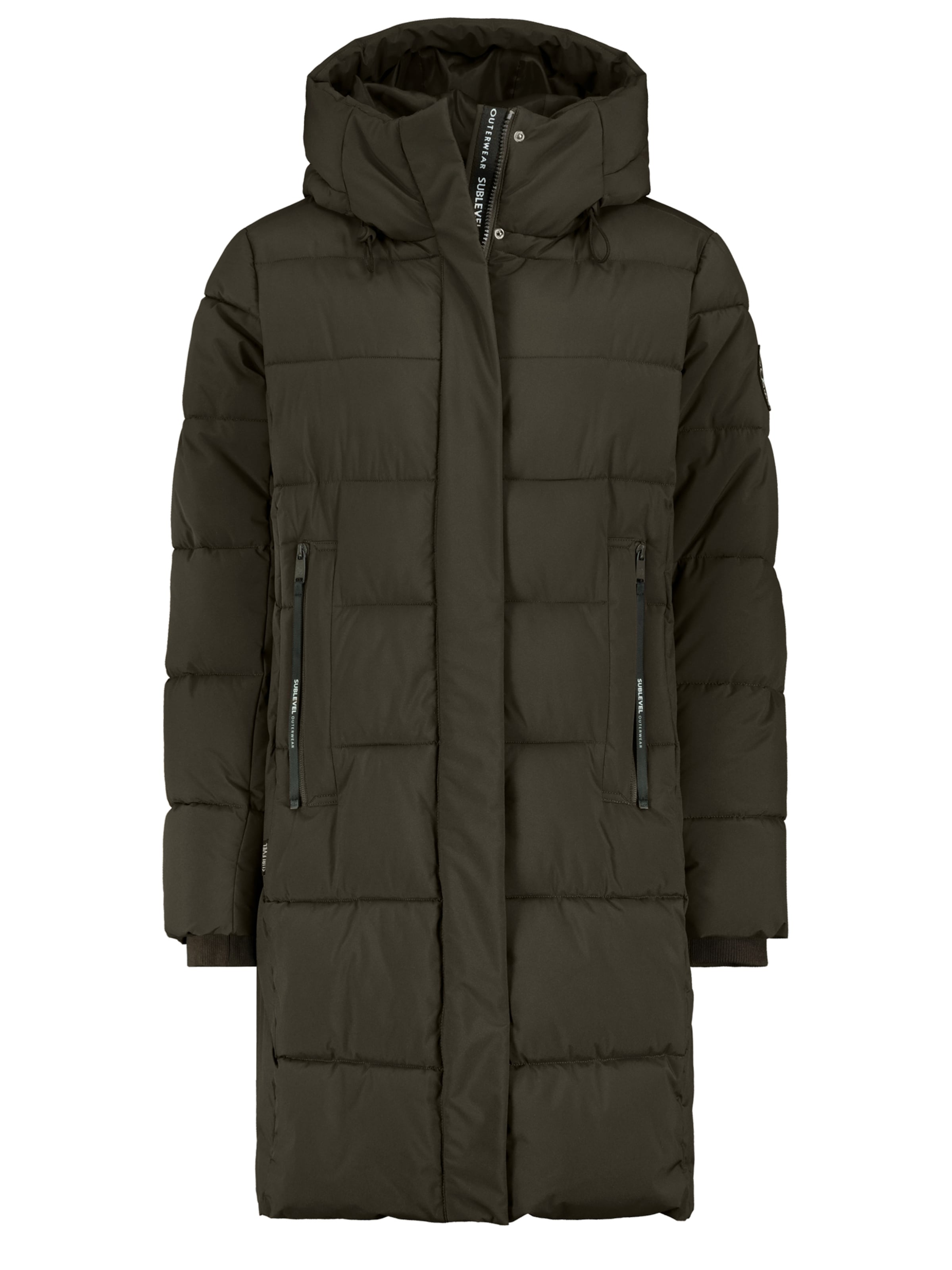 Sublevel Winter coat in Green: front