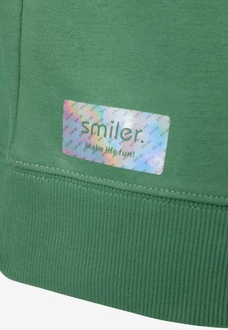 smiler. Sweatshirt 'Happy' in Grün