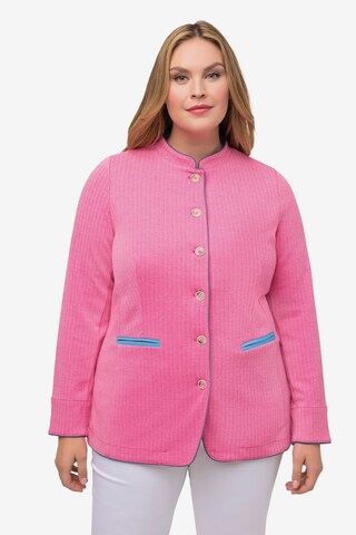 Ulla Popken Blazer in Pink: front