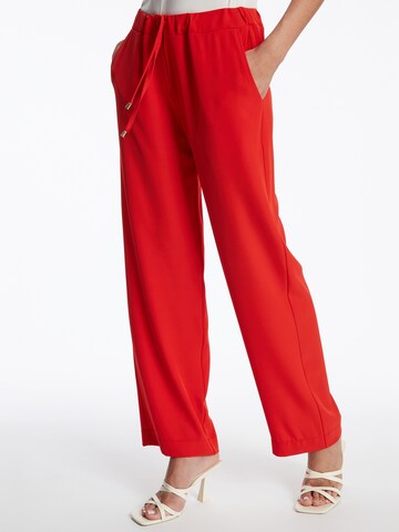 Ana Alcazar Regular Broek 'Zafosy' in Rood: voorkant