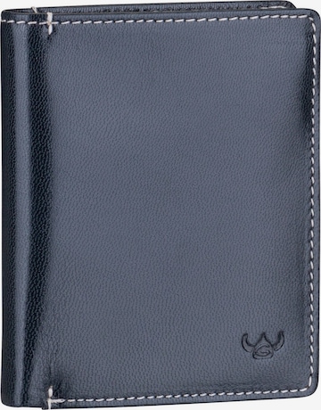 Porte-monnaies 'Bari' GOLDEN HEAD en bleu : devant