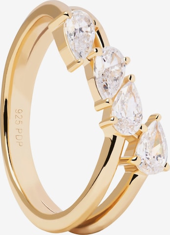 P D PAOLA Ring in Gold: front