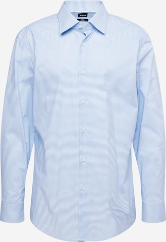BOSS Black Regular fit Business Shirt 'H-HANK' in Blue: front