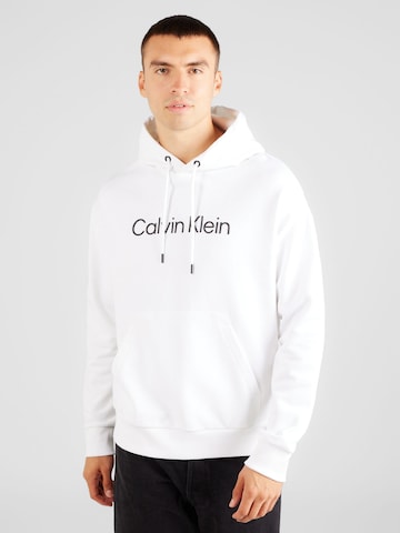 Calvin Klein Sweatshirt in White: front