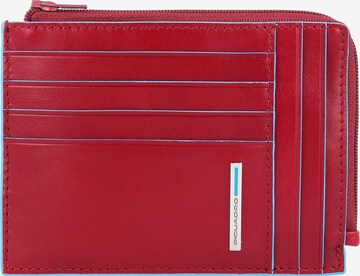 Piquadro Wallet 'Blue Square' in Red: front