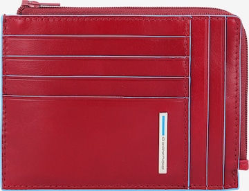 Piquadro Wallet 'Blue Square' in Red: front