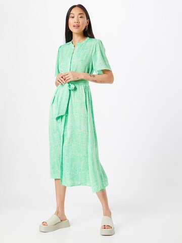 Neo Noir Shirt Dress 'Lane' in Green