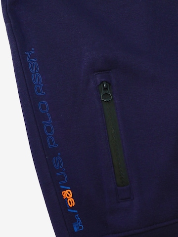 U.S. POLO ASSN. Zip-Up Hoodie in Blue