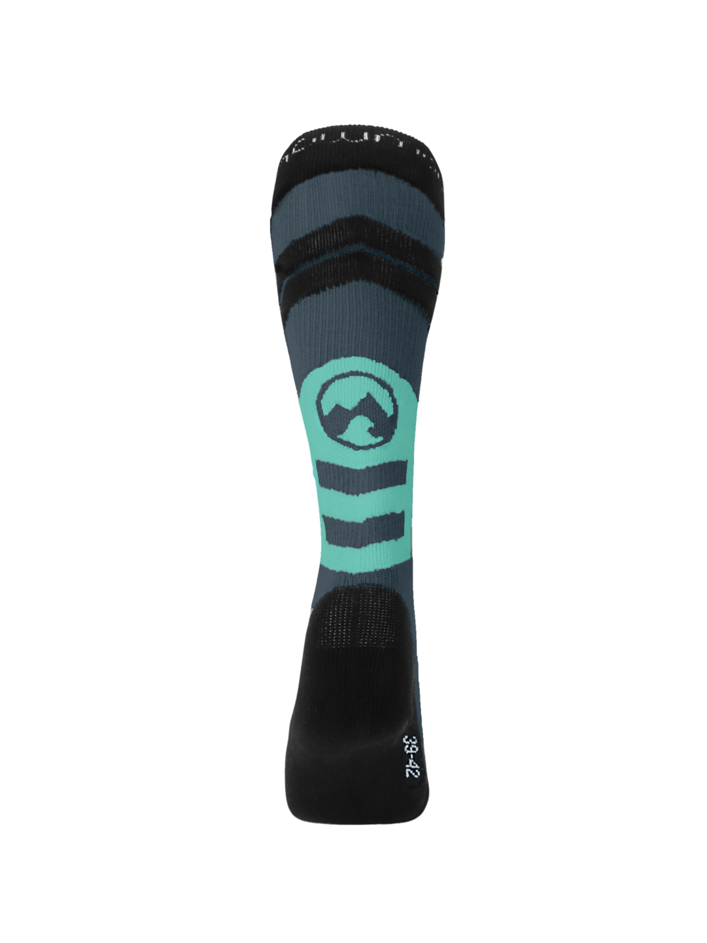Mowmow Sportsokken 'MowMow Ski Socks - Silver Ions - Antibacterial - Men - Women - Size 39-42 - Gray' in Blauw