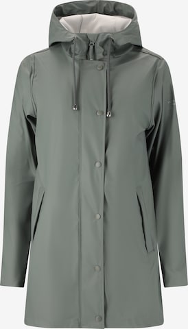 Weather Report Regenjacke 'PETRA' in Grün: Vorderseite