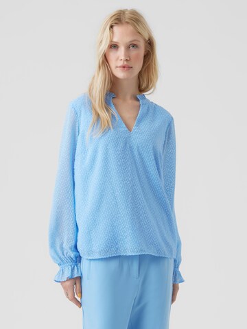 VERO MODA Bluse 'Rie' in Blau: Vorderseite