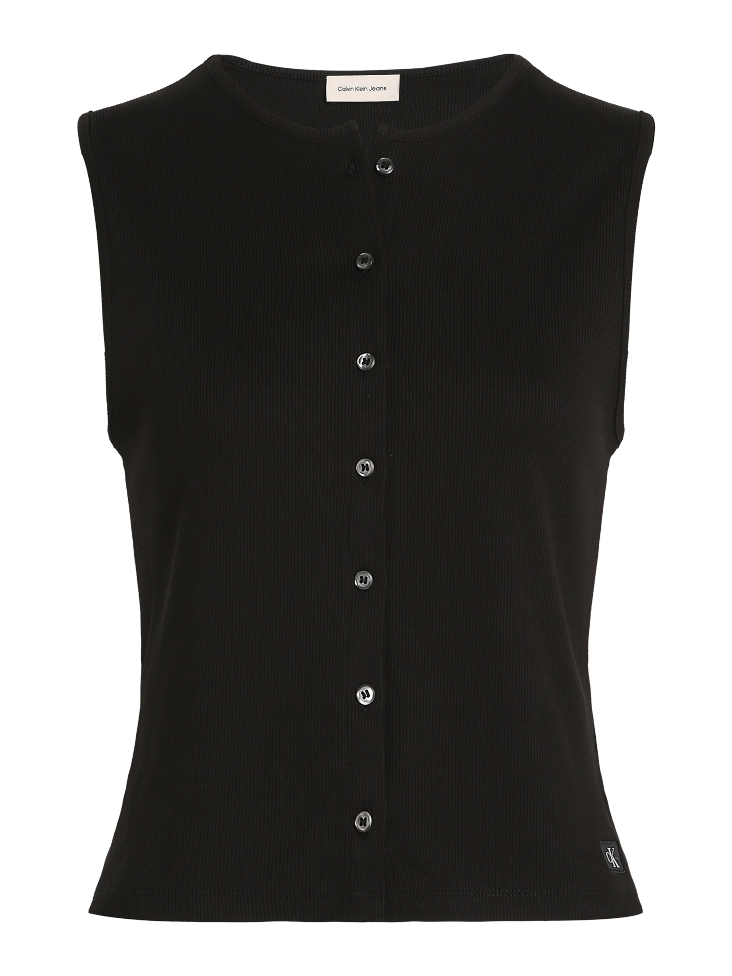 Calvin Klein Jeans Top - Čierna: predná strana