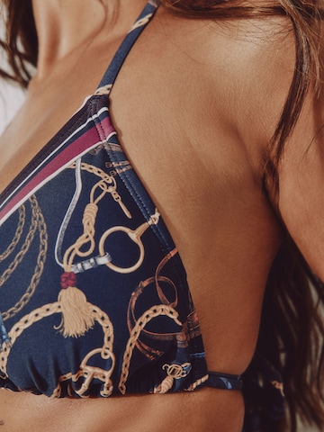 Next Triangel Bikinitop in Blau