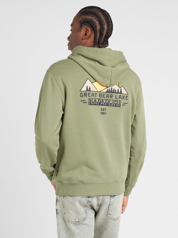 NAPAPIJRI Sweatshirt 'BOYD' in Green: front