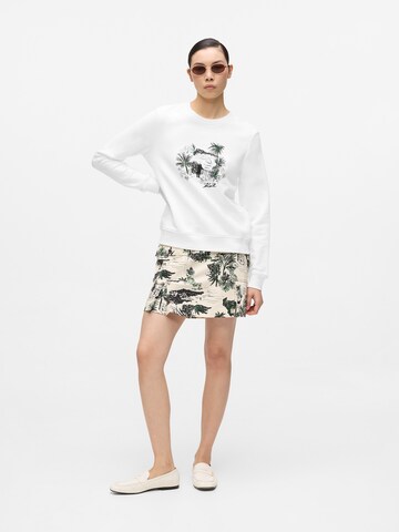 Felpa 'Villa la Vigie' di Karl Lagerfeld in beige