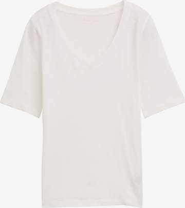 TOM TAILOR Shirt in White: front