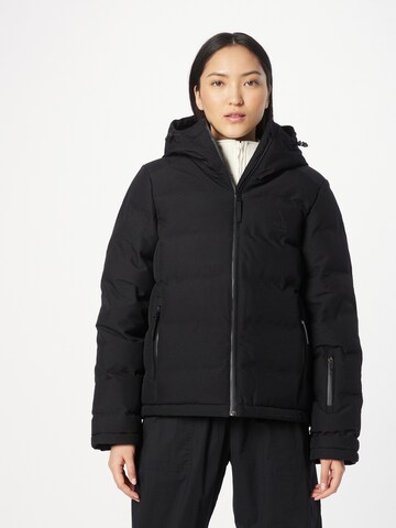 SOS Zimska jakna 'Zermatt' | črna barva: sprednja stran