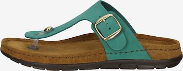 ROHDE T-Bar Sandals in Green