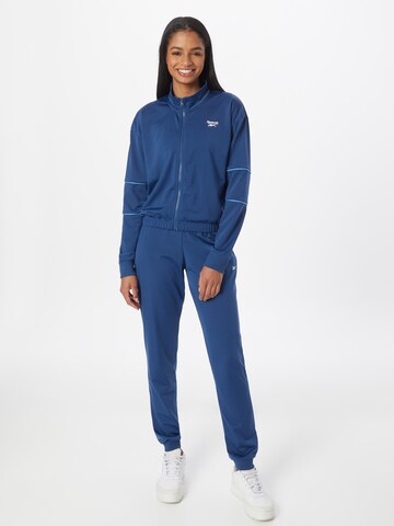 Reebok Trainingspak in Blauw: voorkant