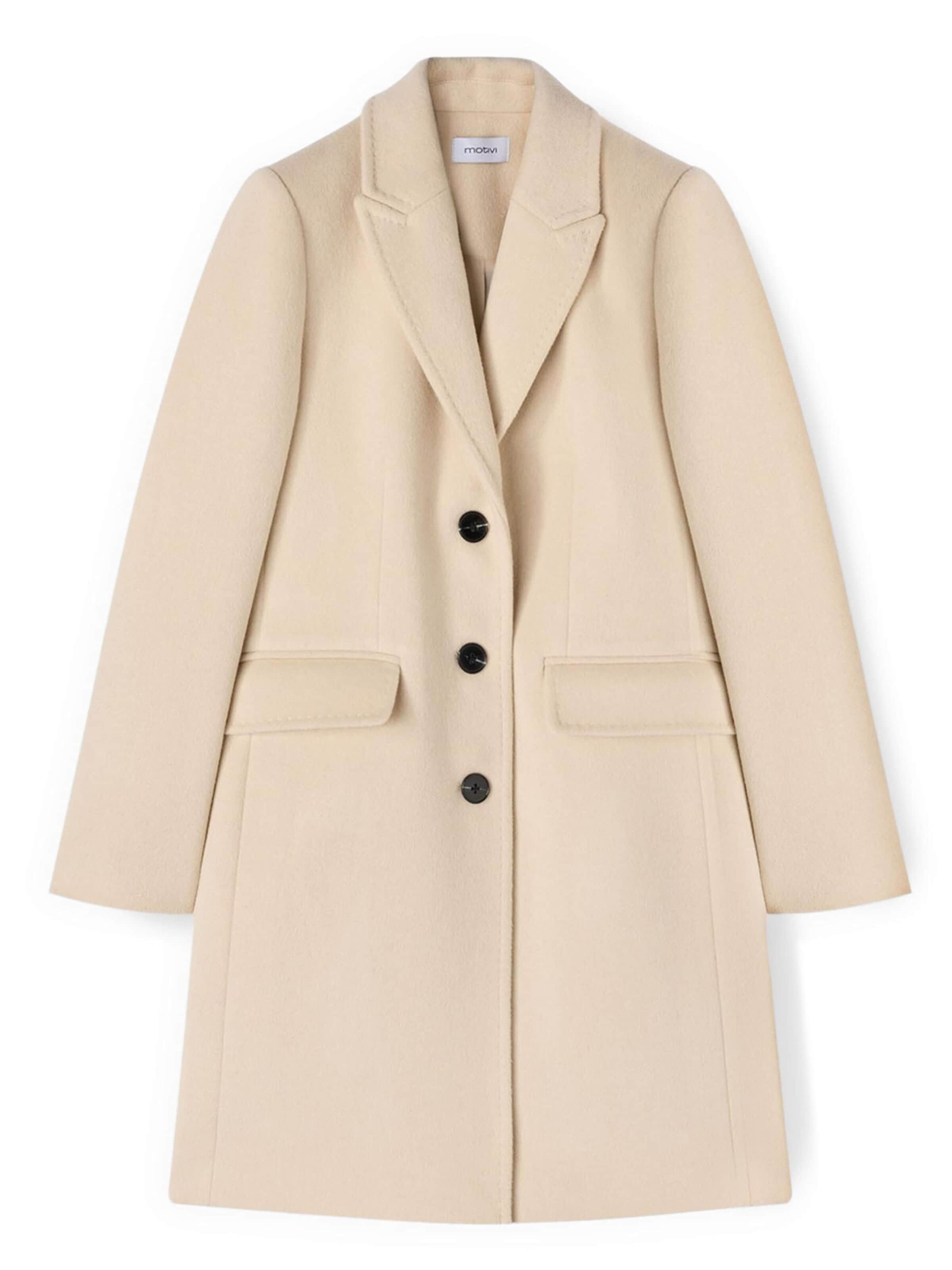 Cappotto invernale di MOTIVI in bianco: frontale