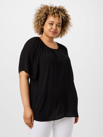 Tom Tailor Women + Bluse in Schwarz: predná strana