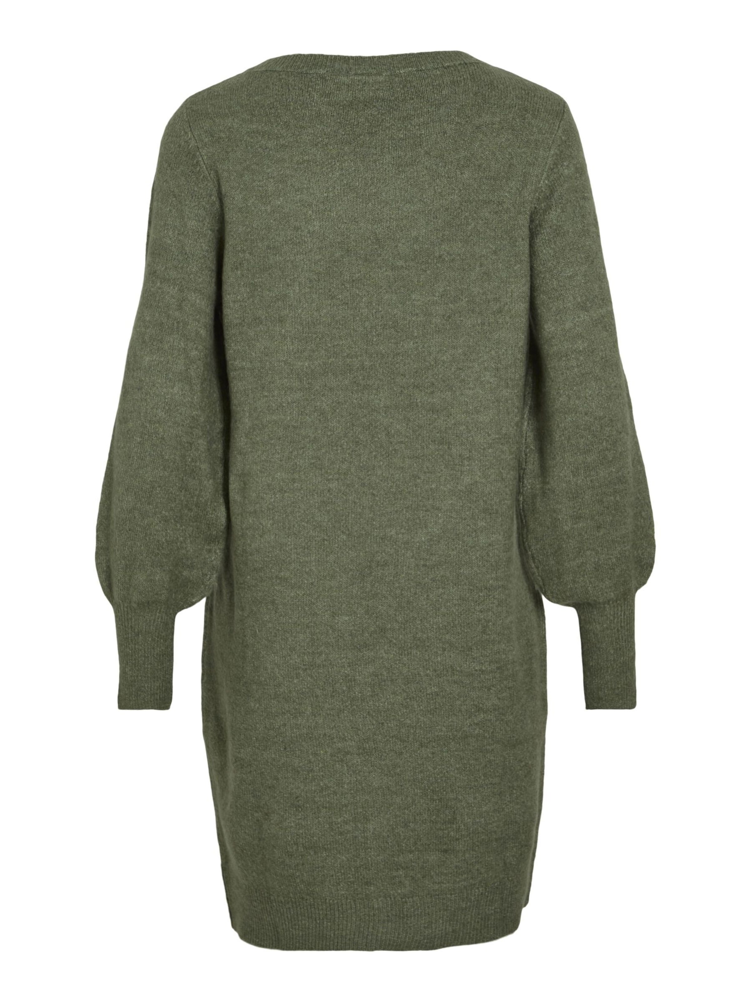 Robes en maille VILA en vert