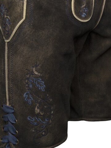 Regular Pantalon folklorique 'Vasili' Krüger Buam en marron