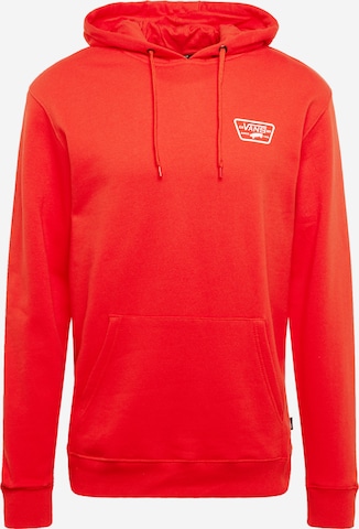 VANS Sweatshirt in Red: front