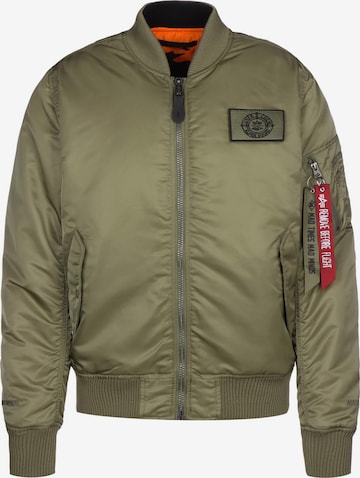 Unfair Athletics Between-Season Jacket 'Alpha MA-1' in Green: front