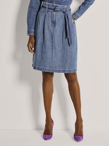 Jupe MADELEINE en bleu : devant