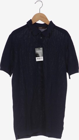 Windsor Shirt in M-L in Blue: front