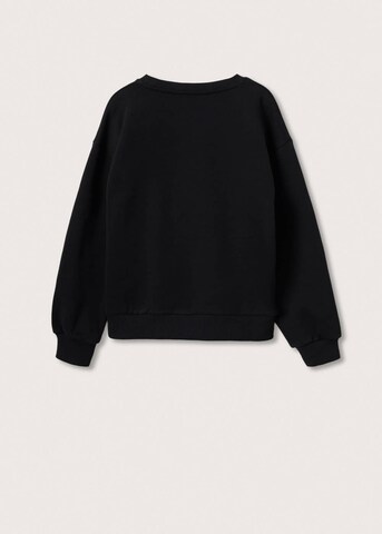 MANGO KIDS Sweatshirt 'Estrella' in Black