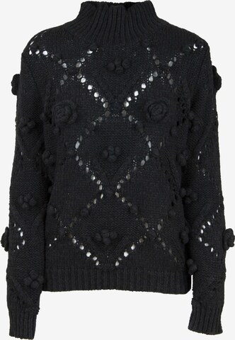 Influencer Sweater in Black: front