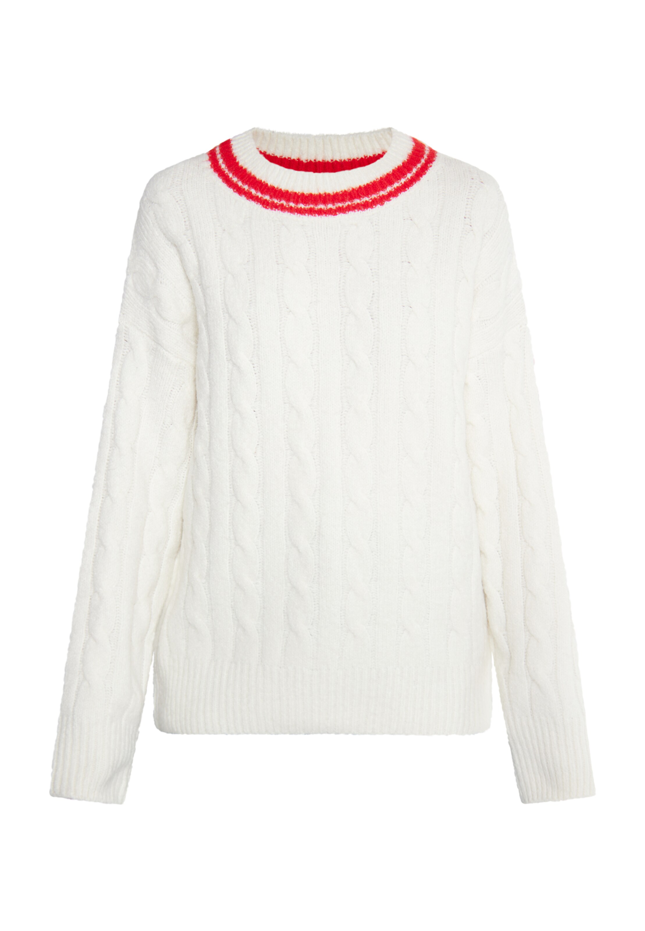 DreiMaster Maritim Sweater in White: front