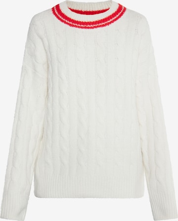 DreiMaster Maritim Sweater in White: front