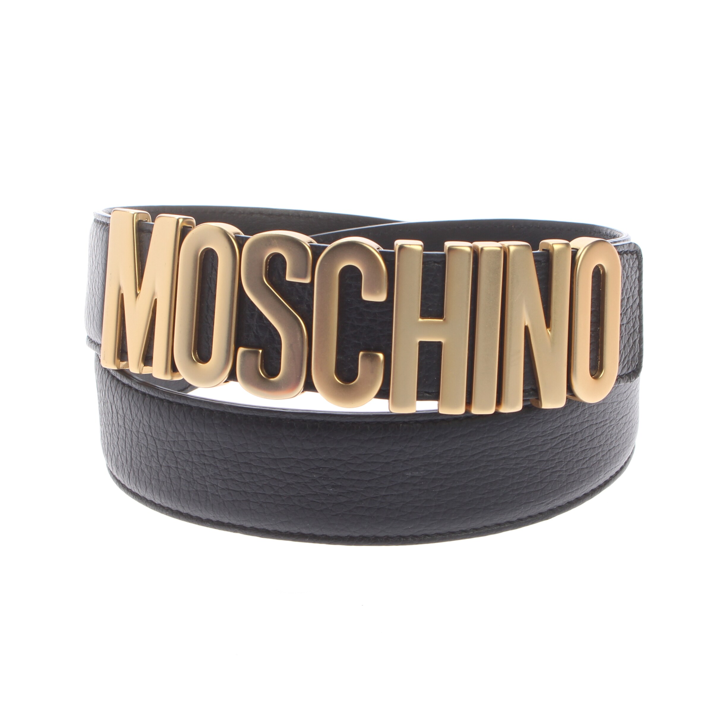 MOSCHINO Gürtel M in Schwarz: Vorderseite