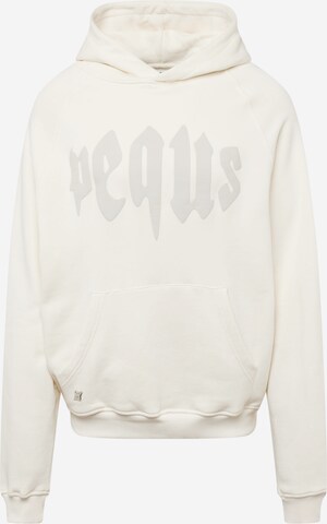 Pequs Sweatshirt i hvit: forside