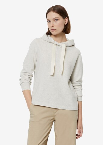 Sweat-shirt Marc O'Polo en beige : devant