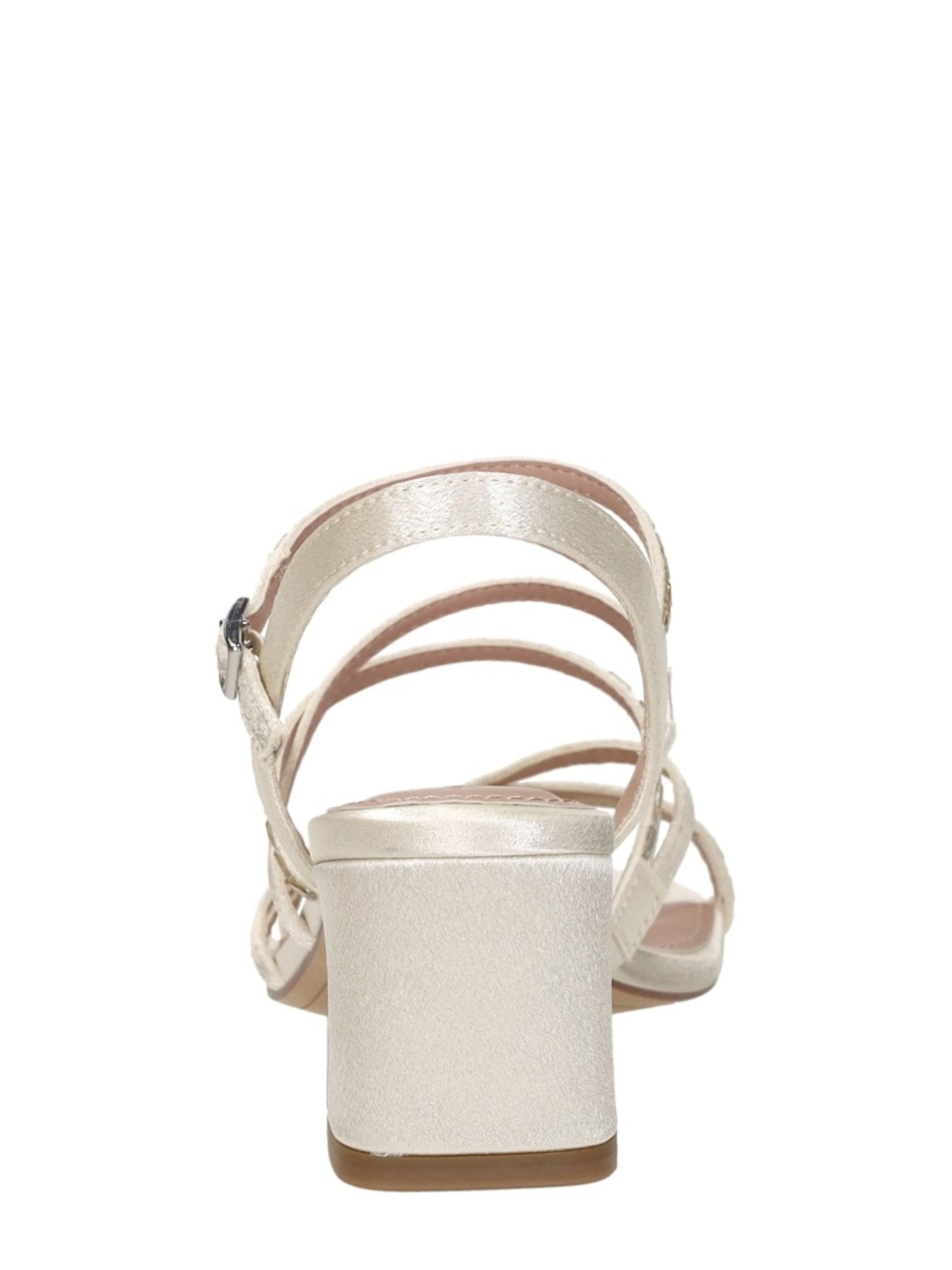 Tamaris Sandalen met riem 'Hak' in Wit