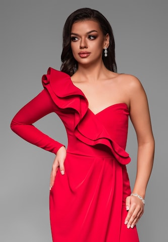 Ombre Avondjurk in Rood