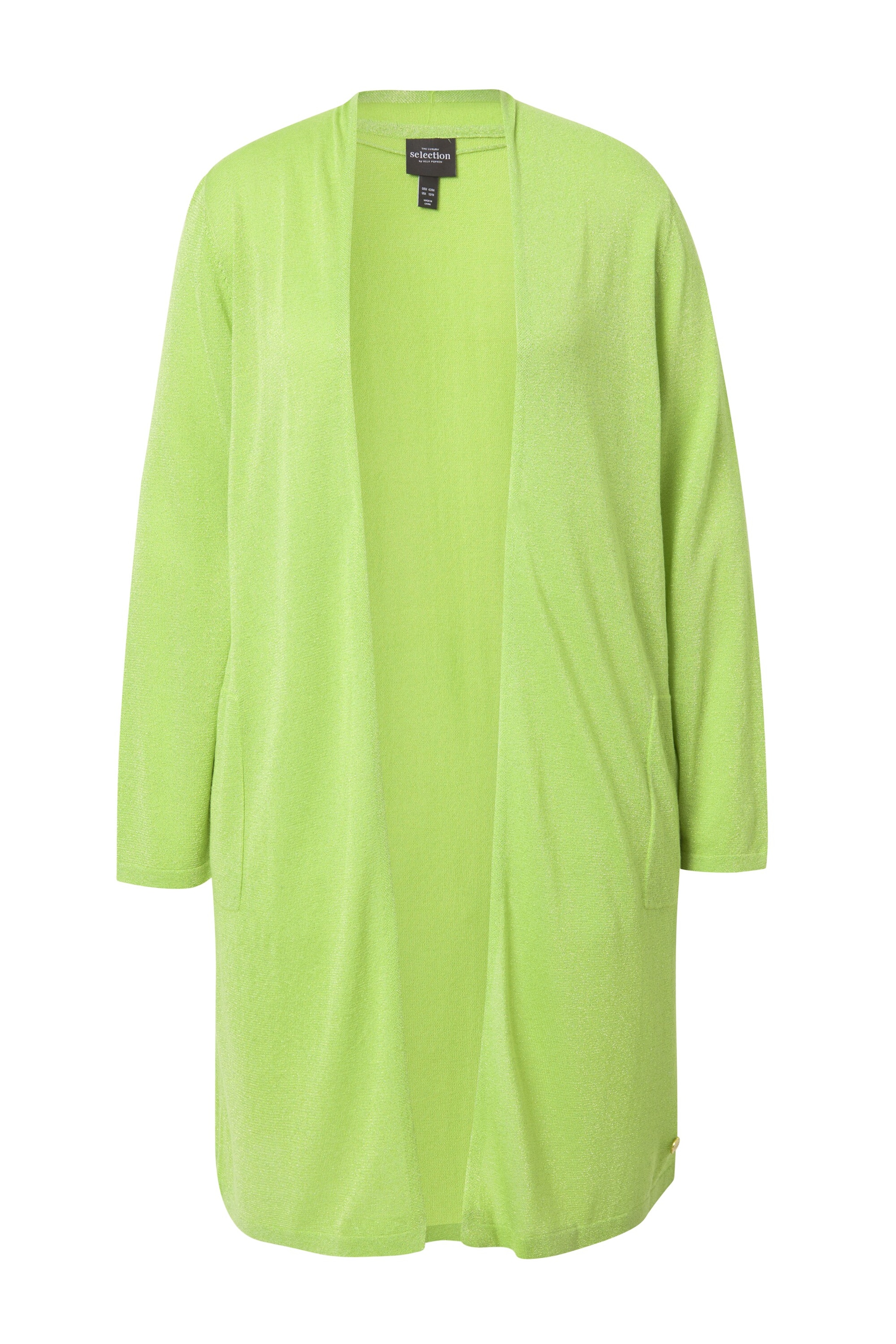 Ulla Popken Strickjacke in Grün: Vorderseite