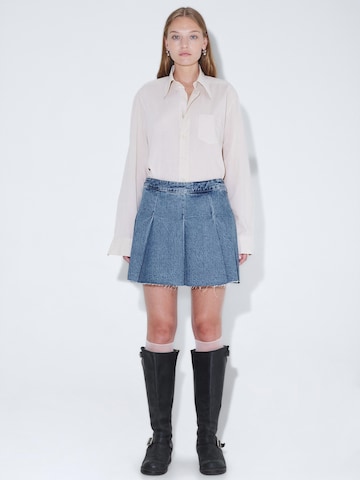 Dr. Denim Rok 'Tone Skirt' in Blauw