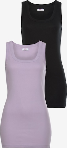 FLASHLIGHTS Top in Lila: Vorderseite