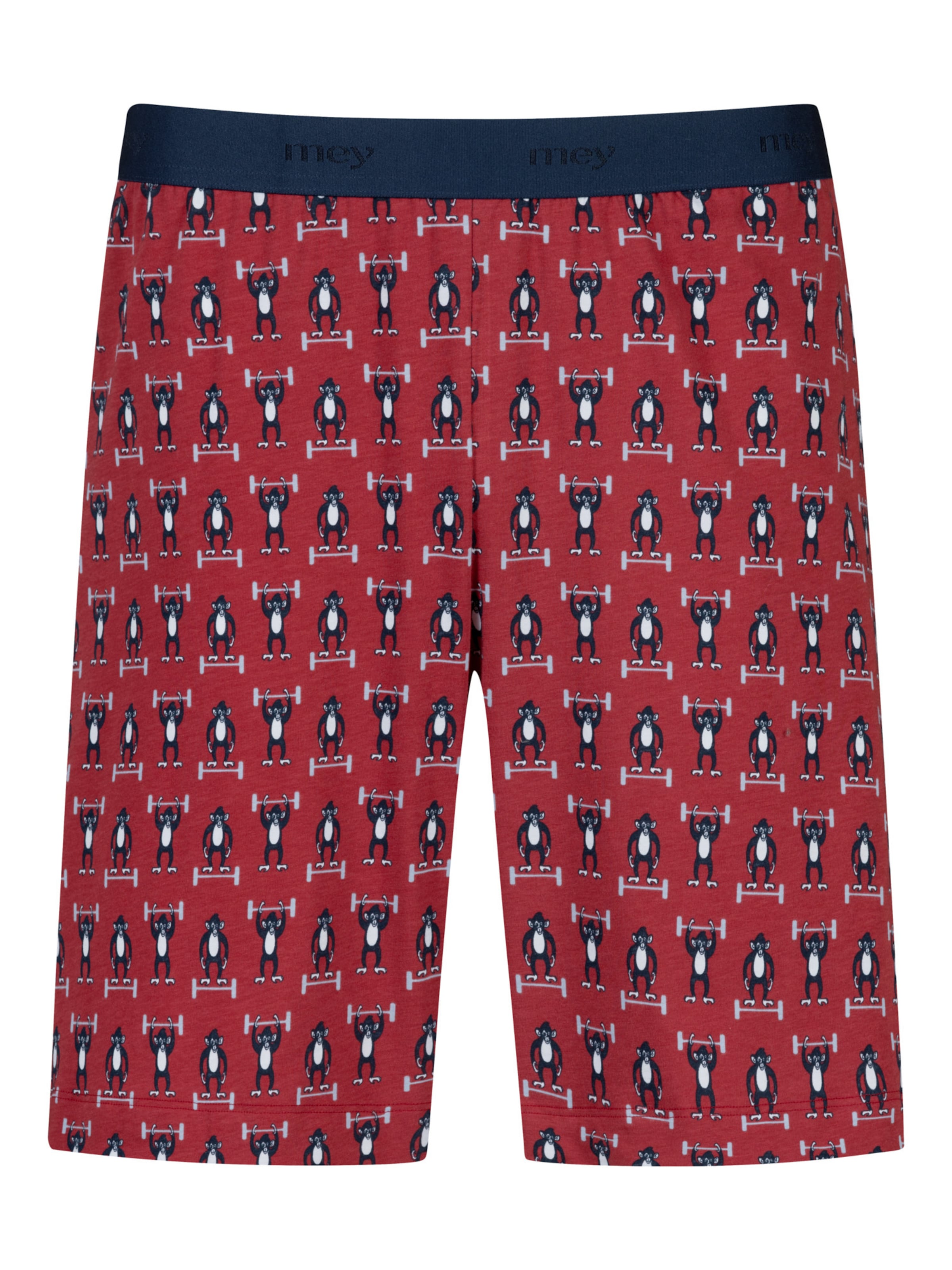 Boxers 'Athletic Monkey' Mey en rouge : devant